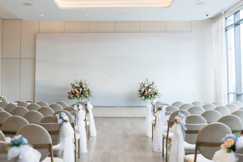 Ceremony space at the Pearle hotel, burlington, Ontario.