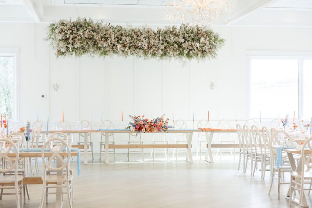 reception space at elle by stella in kitchener