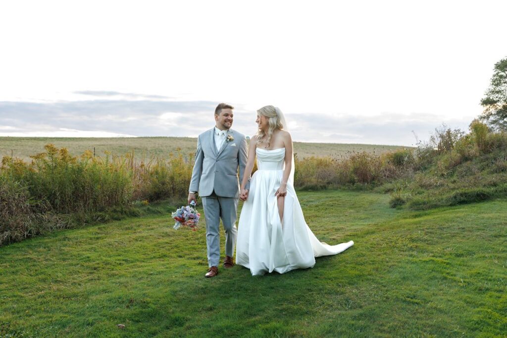 sunset photos at elle by stella kitchenenr wedding venue