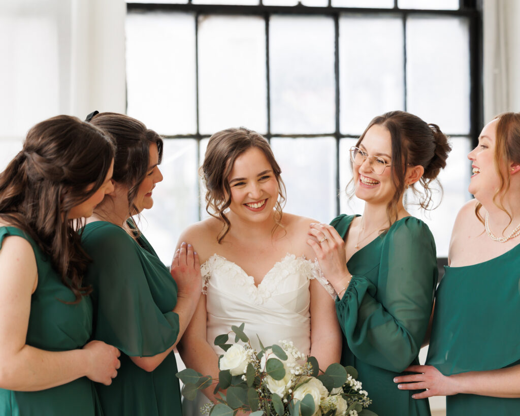 bride at park hill studios cambridge