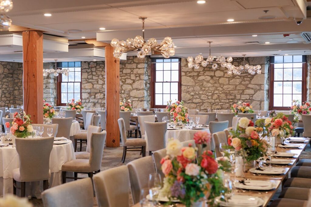 cambridge mill wedding venue reception room 