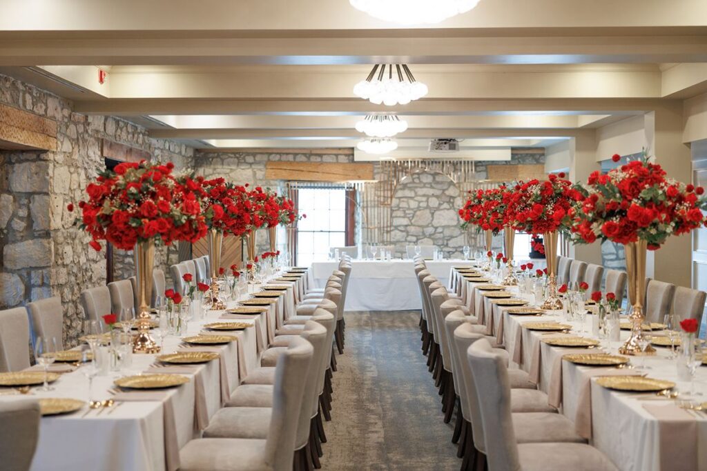 The Waterfront Room & Garden Terrace​ at the cambridge mill wedding venue