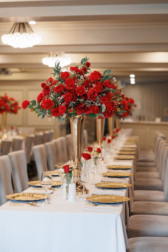decor set up at The Waterfront Room & Garden Terrace​