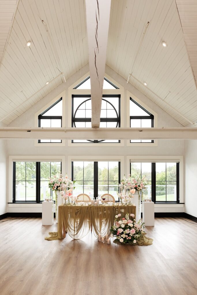 the forestview room at whistle bear wedding